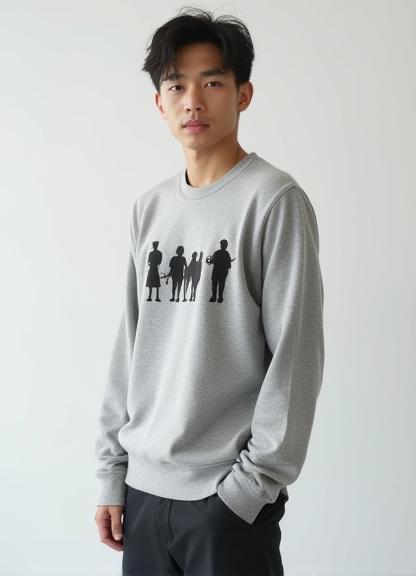 Unity Crewneck in grey, unisex fit